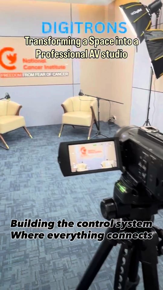 NCI Podcast Studio Setup by Digitrons