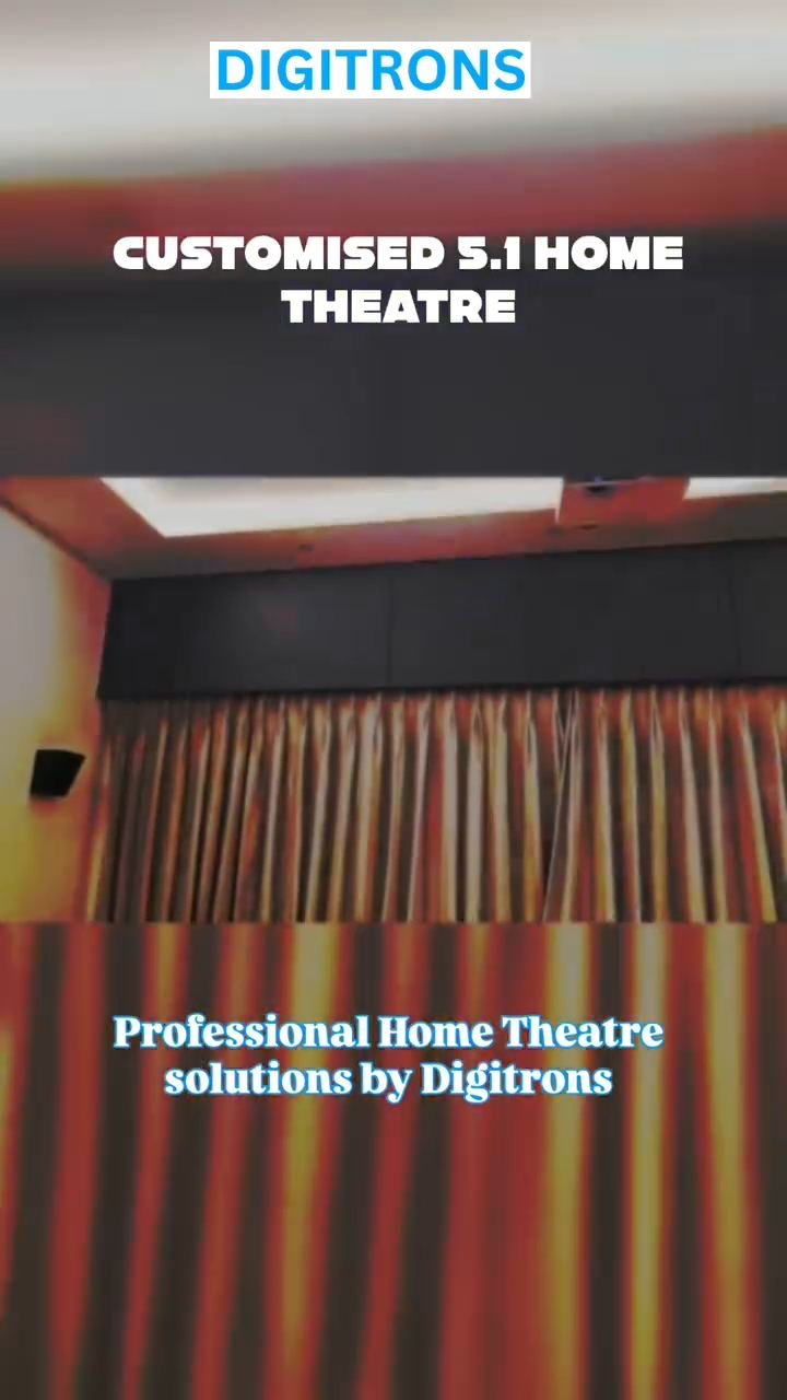 Customised 5.1 Home Theatre by Digitrons