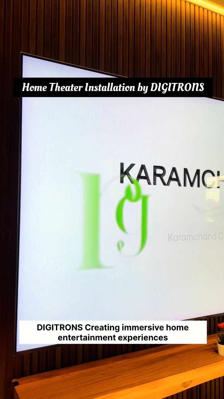 Home Theatre Installation by Digitrons